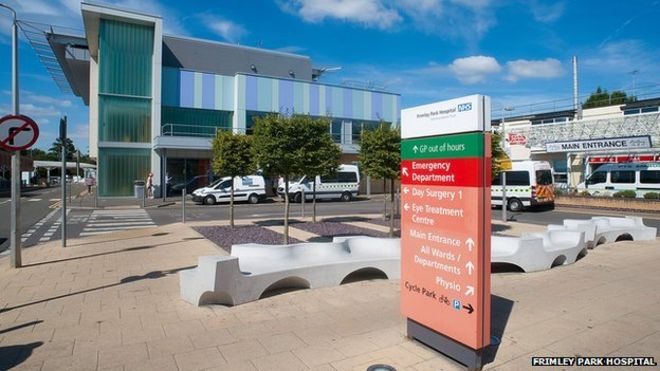 Frimley Park Hospital in Surrey offers a wide range of services